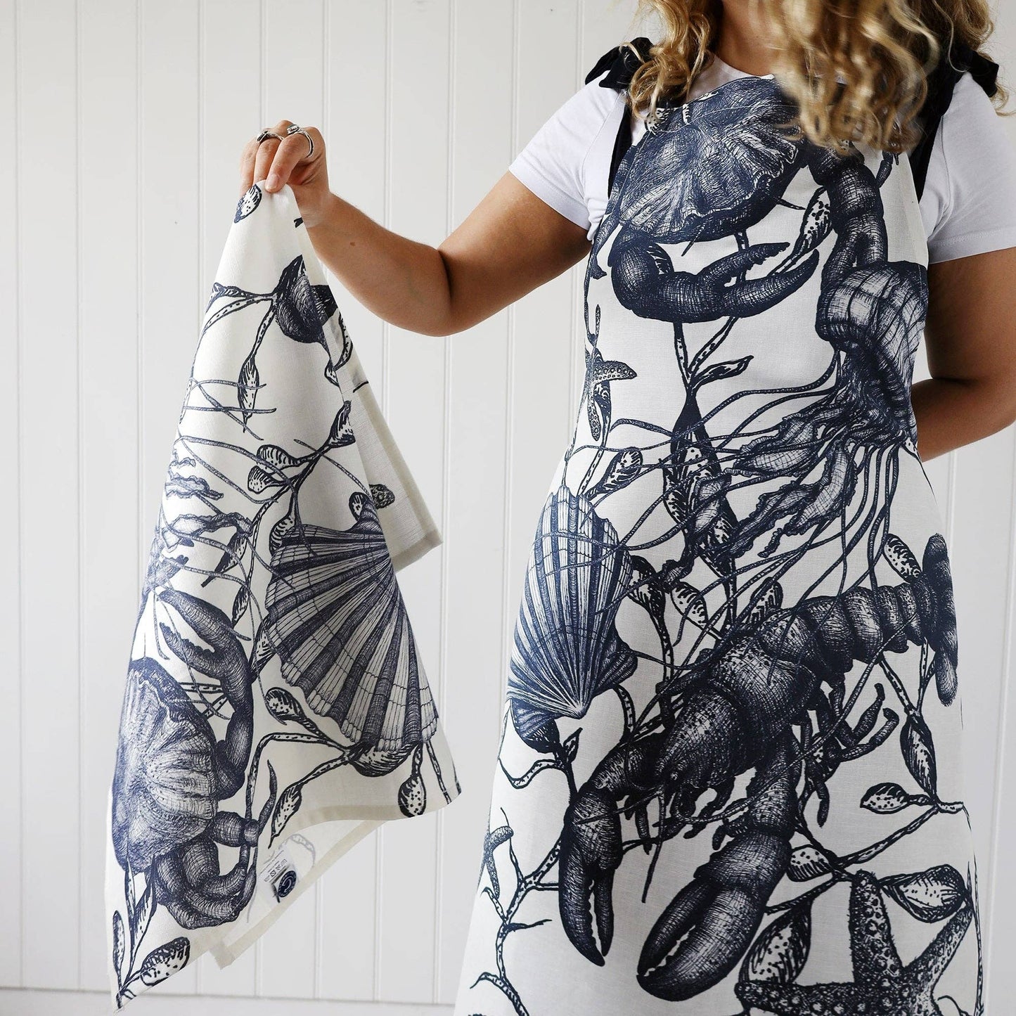 Sea Creatures Tea Towel
