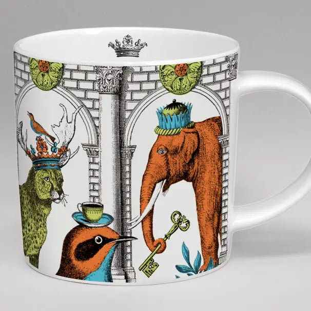 Menagerie Elephant Bone China Mug White