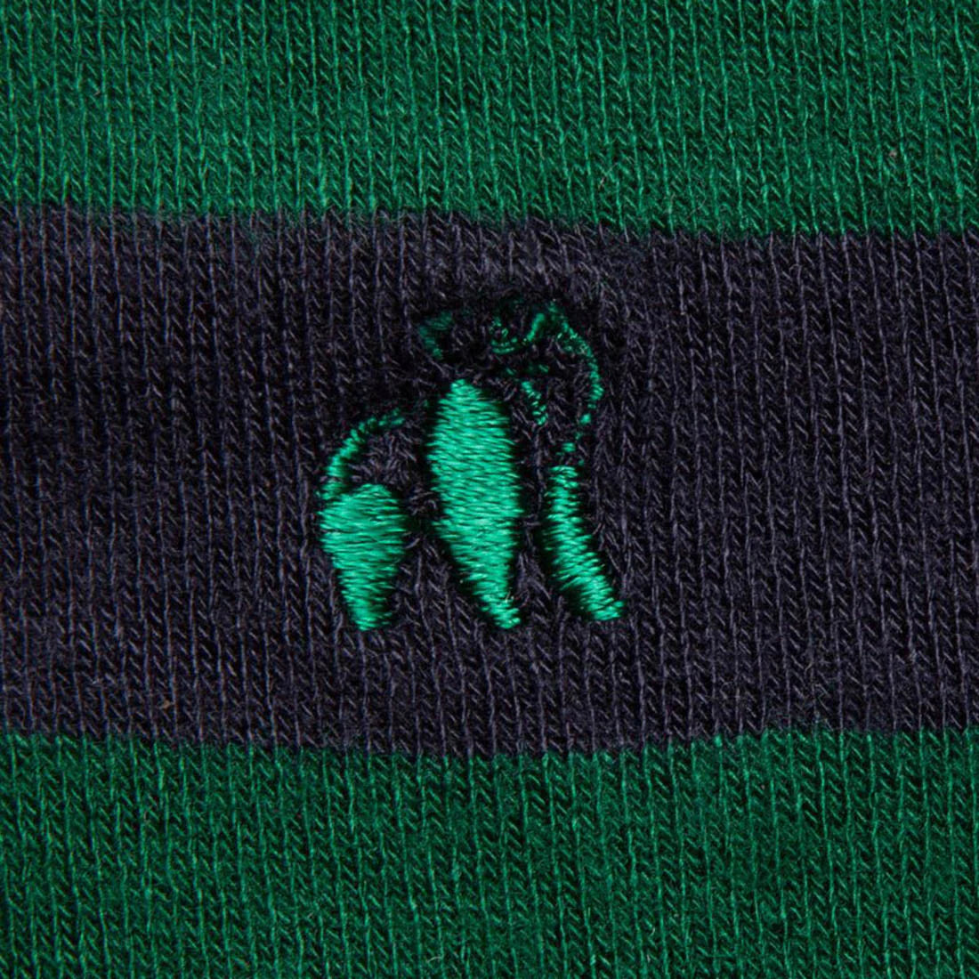 Racing Green And Navy Striped Swole Panda Bamboo Socks 7-11 UK (Copy)