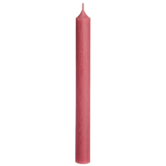 Old Rose Tall Dinner Candle 10"Tall )