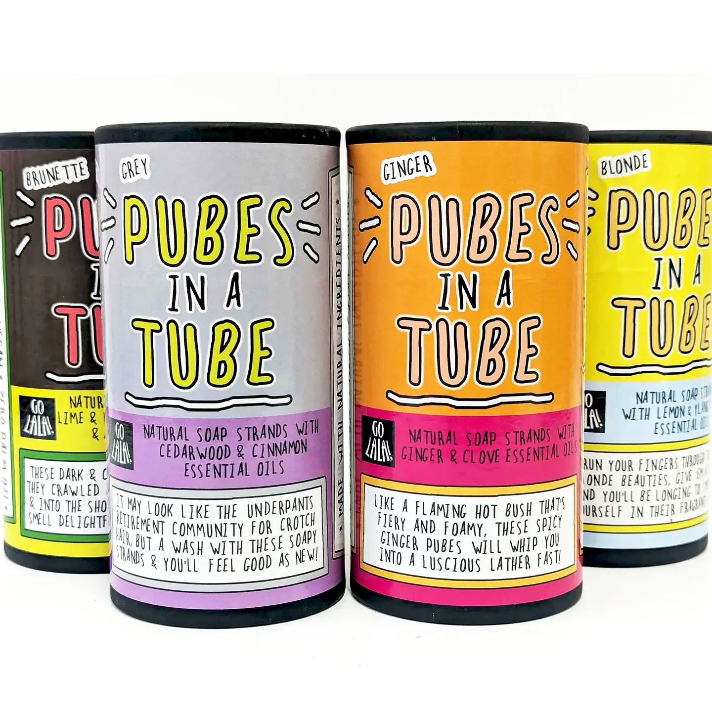 Grey Pubes in A Tube - Natural Soap with Cedarwood