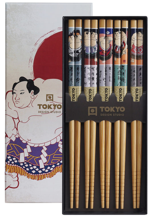 Chopsticks Gift Boxed Sumo 5 Pairs