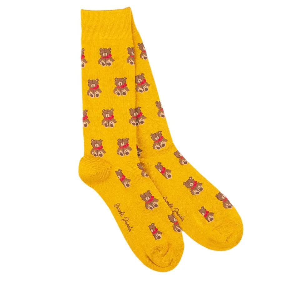 Teddy Bear Bamboo Socks 4 - 7 UK