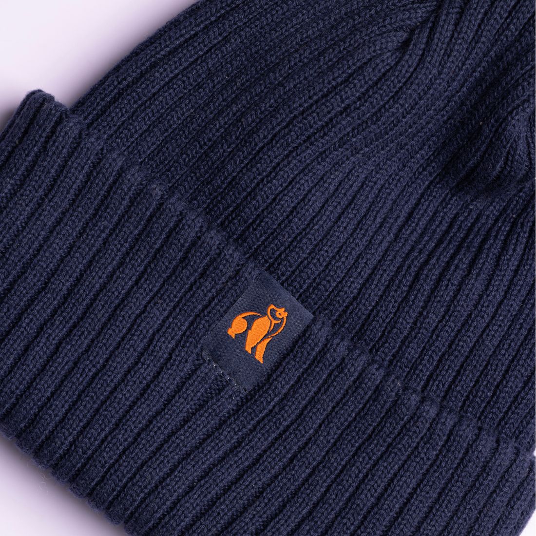 Organic Cotton Beanie Navy