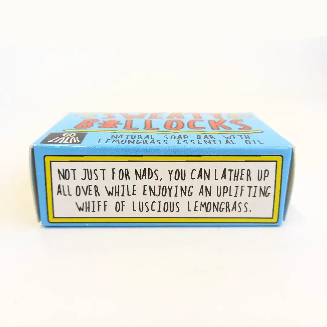 Sweaty B*Llocks Soap Lemongrass Funny Gift