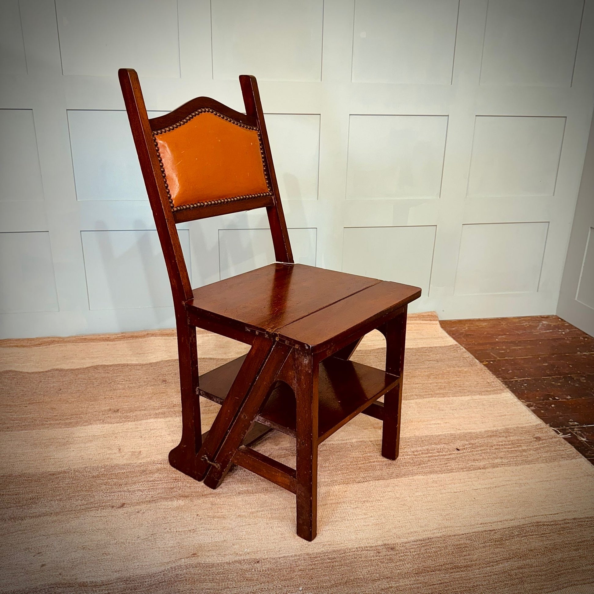 19th Century Metamorphic Library Steps /Chair