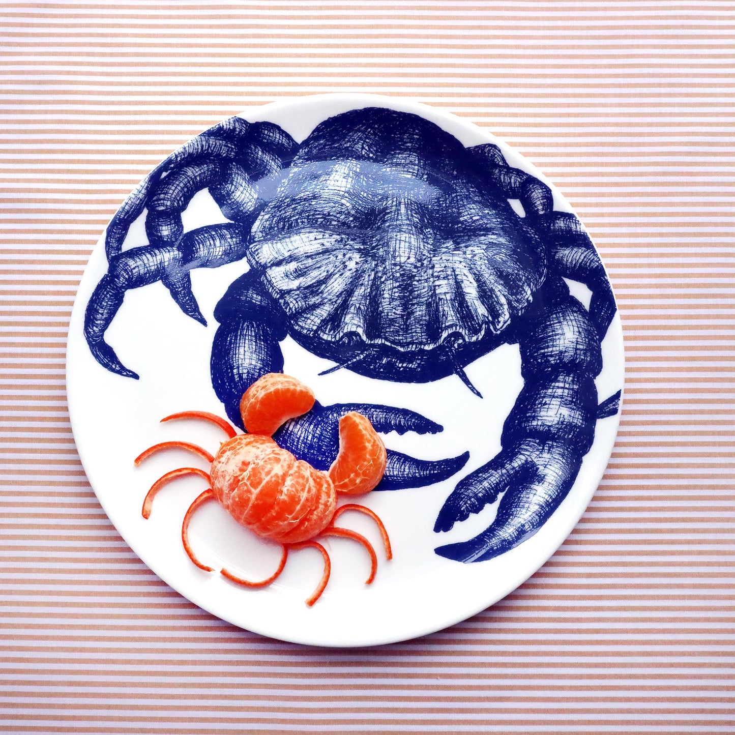 Bone China Crab Dinner Plate