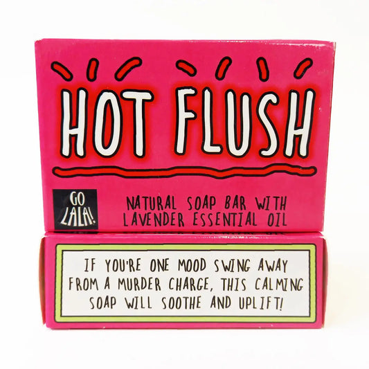 Hot Flush Soap Lavender Funny Gift