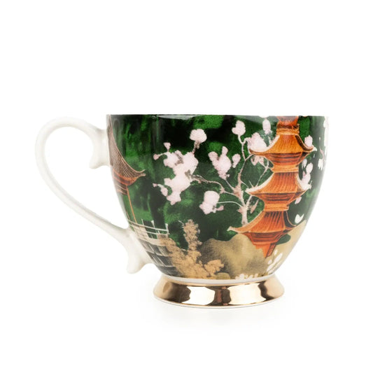 Gold Footed Mug - Samarkand- Silk Road Collection