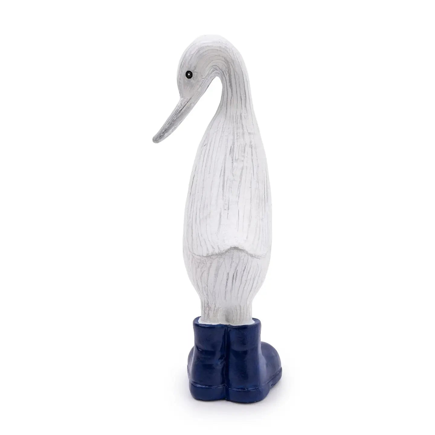 23cm Small Resin Duck in Wellies- Navy Blue#2