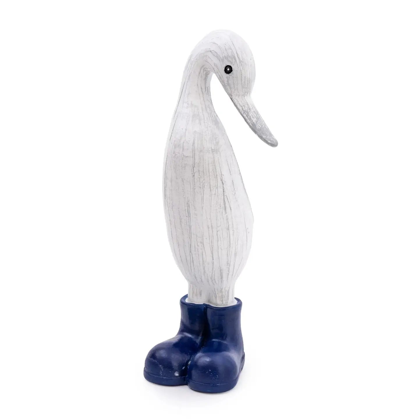 23cm Small Resin Duck in Wellies- Navy Blue#3