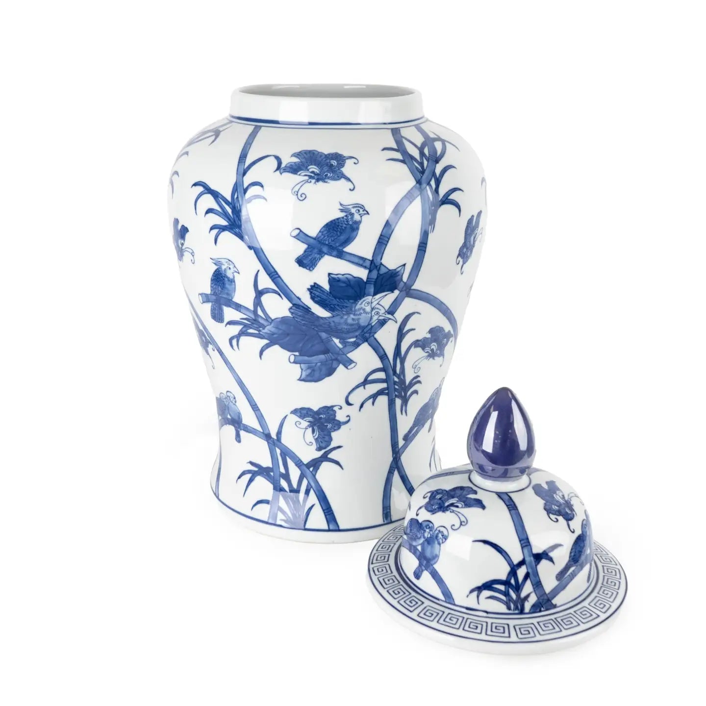 24" Ginger Jar - Blue/White#2