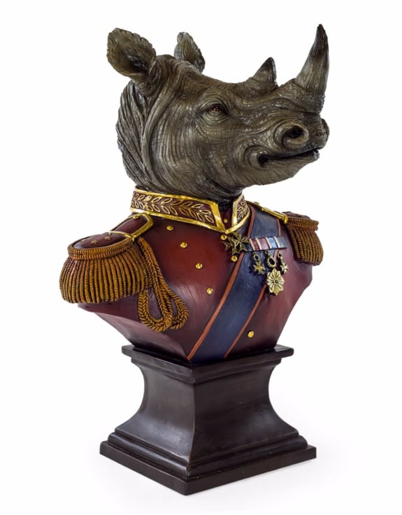 Extra Large Gentry Rhino Bust