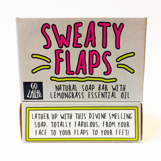 Sweaty Flaps Soap Lemongrass Funny Gift