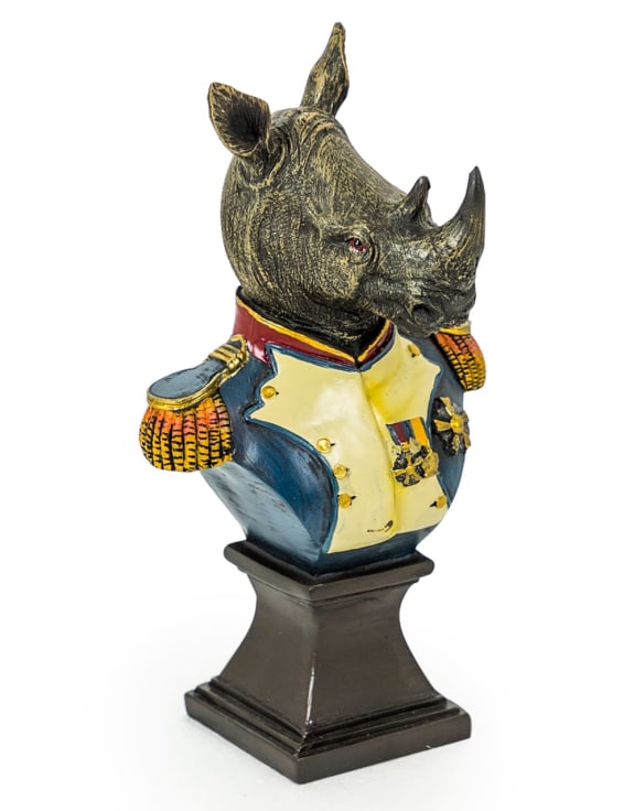 Small Gentry Rhino Bust