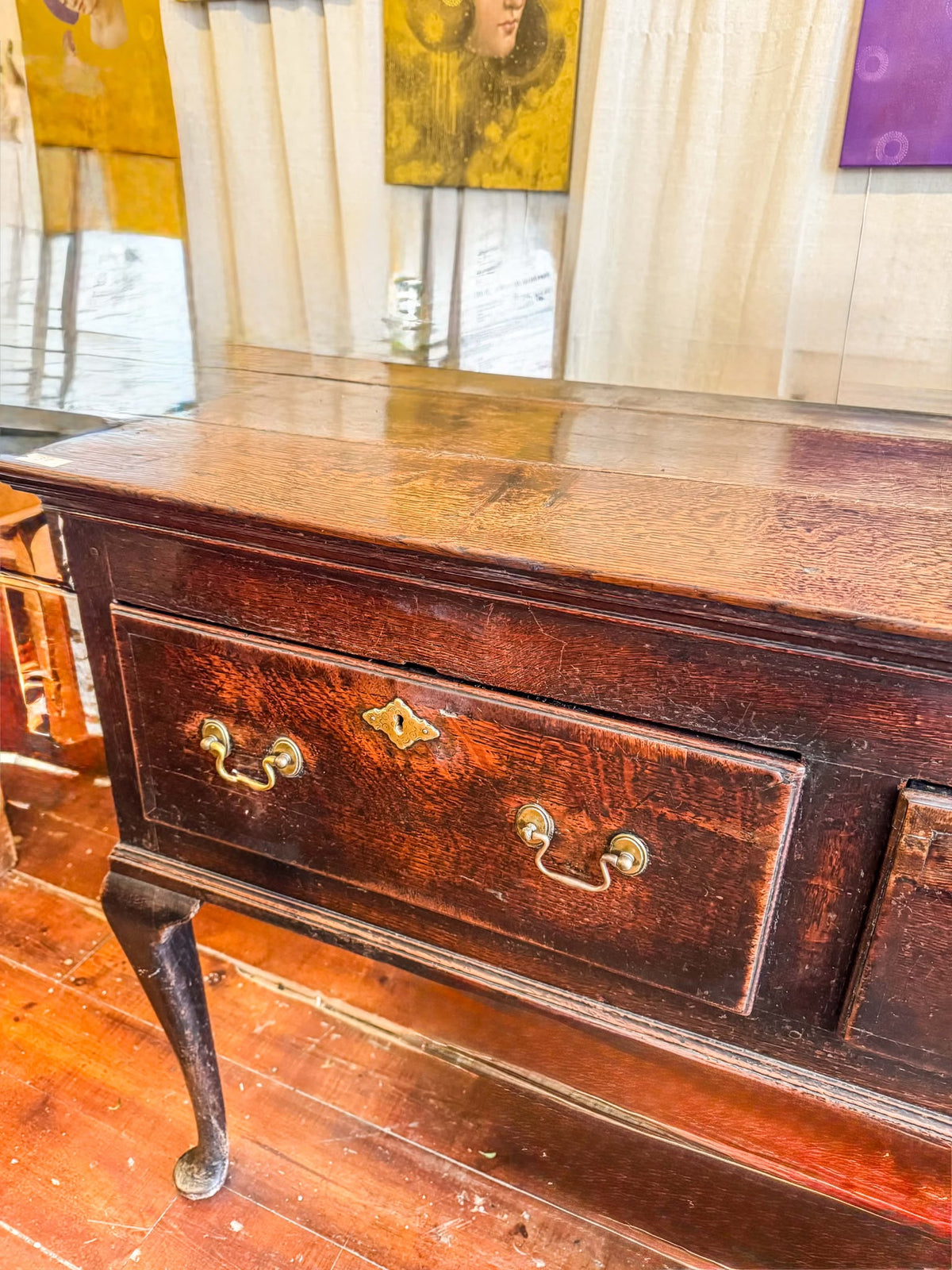 English Cabriole Legged Dresser  - 18th Century