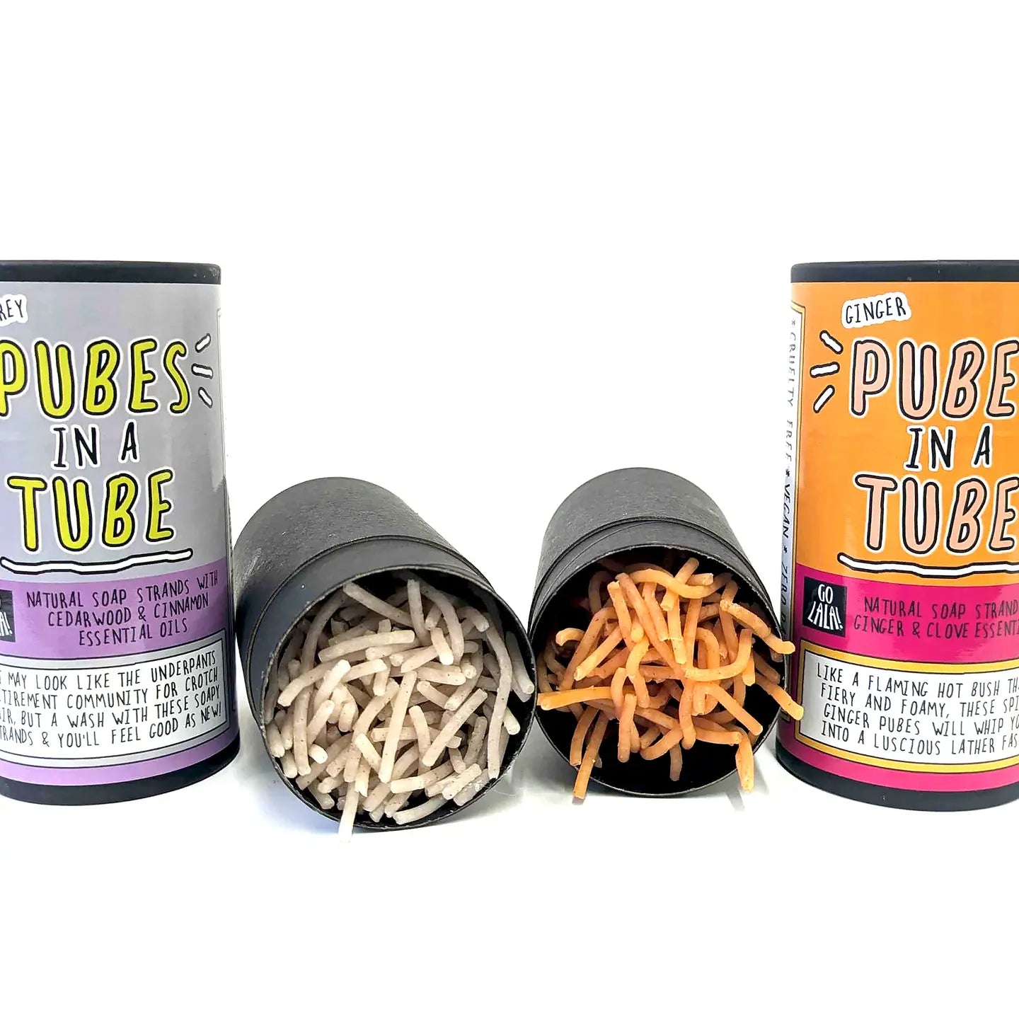 Grey Pubes in A Tube - Natural Soap with Cedarwood