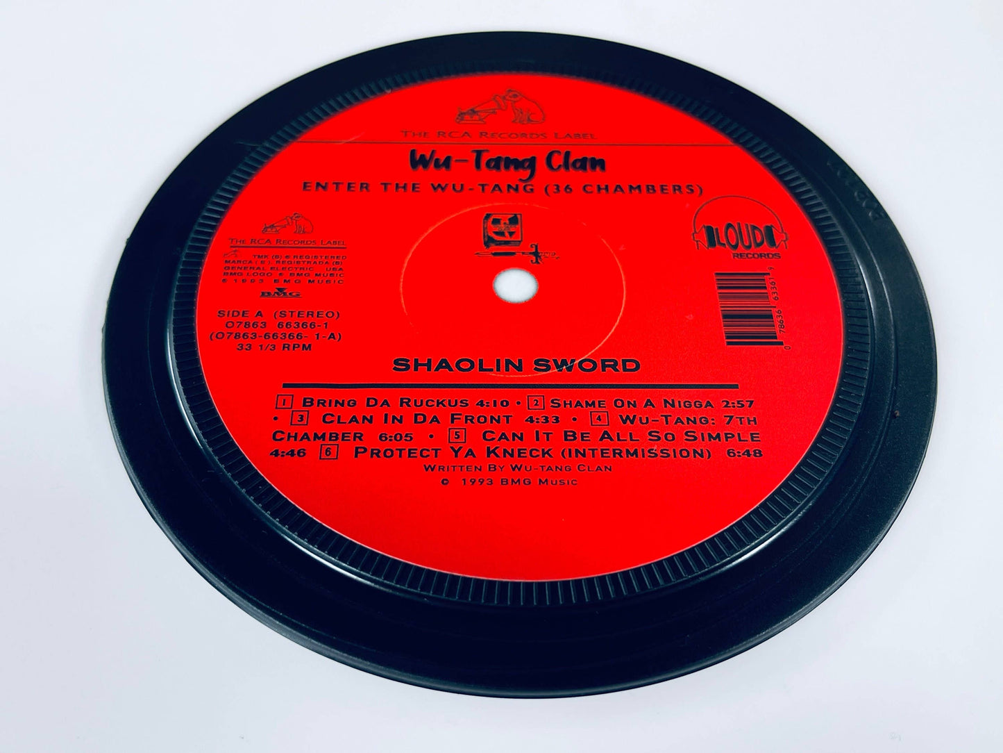 Wu Tang Clan record label coasters. Popsters