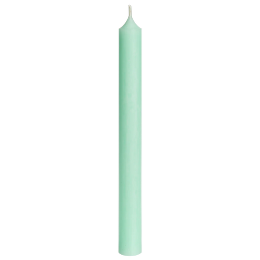 Mint Tall Dinner Candle 10"Tall