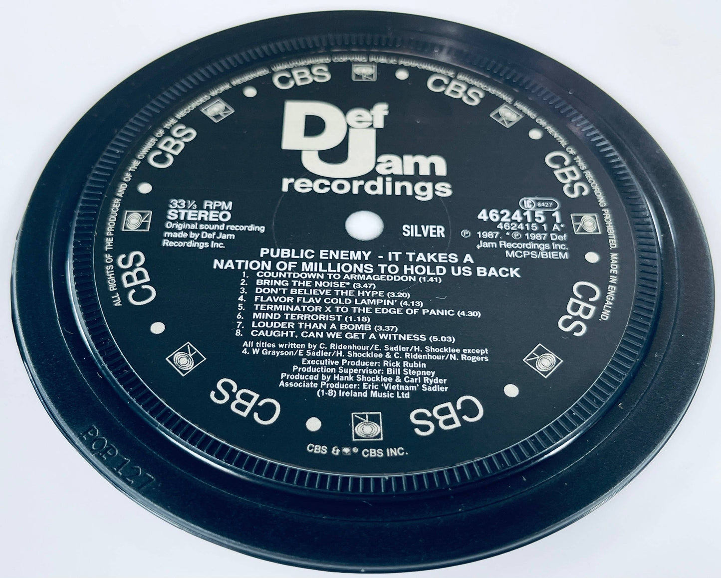 Hip Hop / Rap record label coasters - Public Enemy, NWA