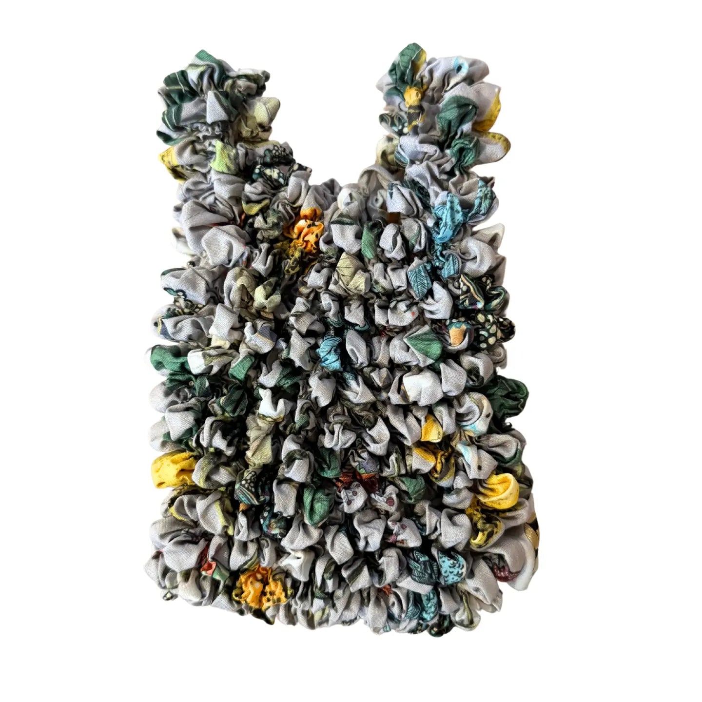 Hummingbird Tote Bag - Sustainable Foldable Shopping Bag – Japanese Shibori Design, 10kg Capacity