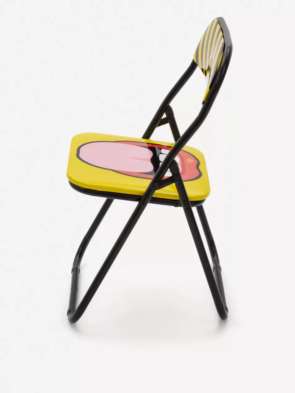 Seletti Studio Job Blow Folding Chair Tongue