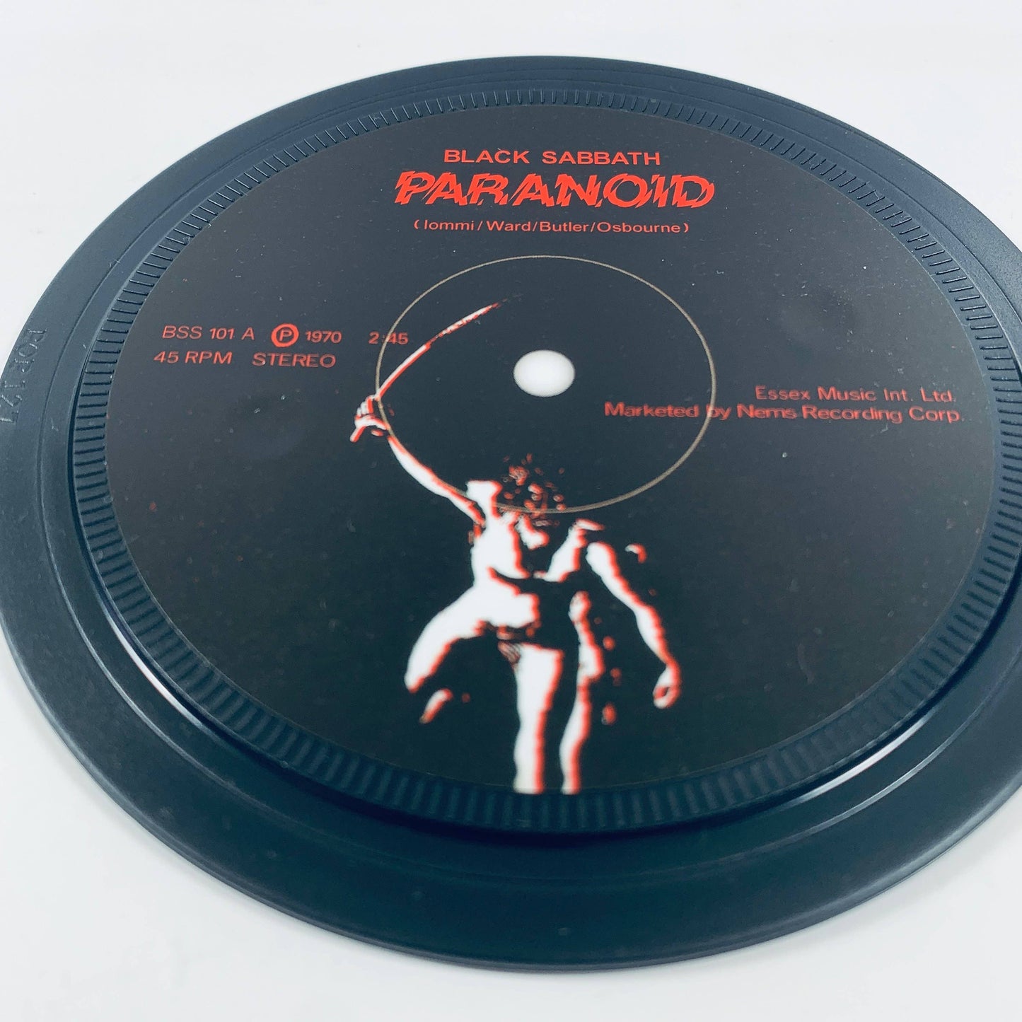 Heavy Rock Music Record Label Coasters. Popsters