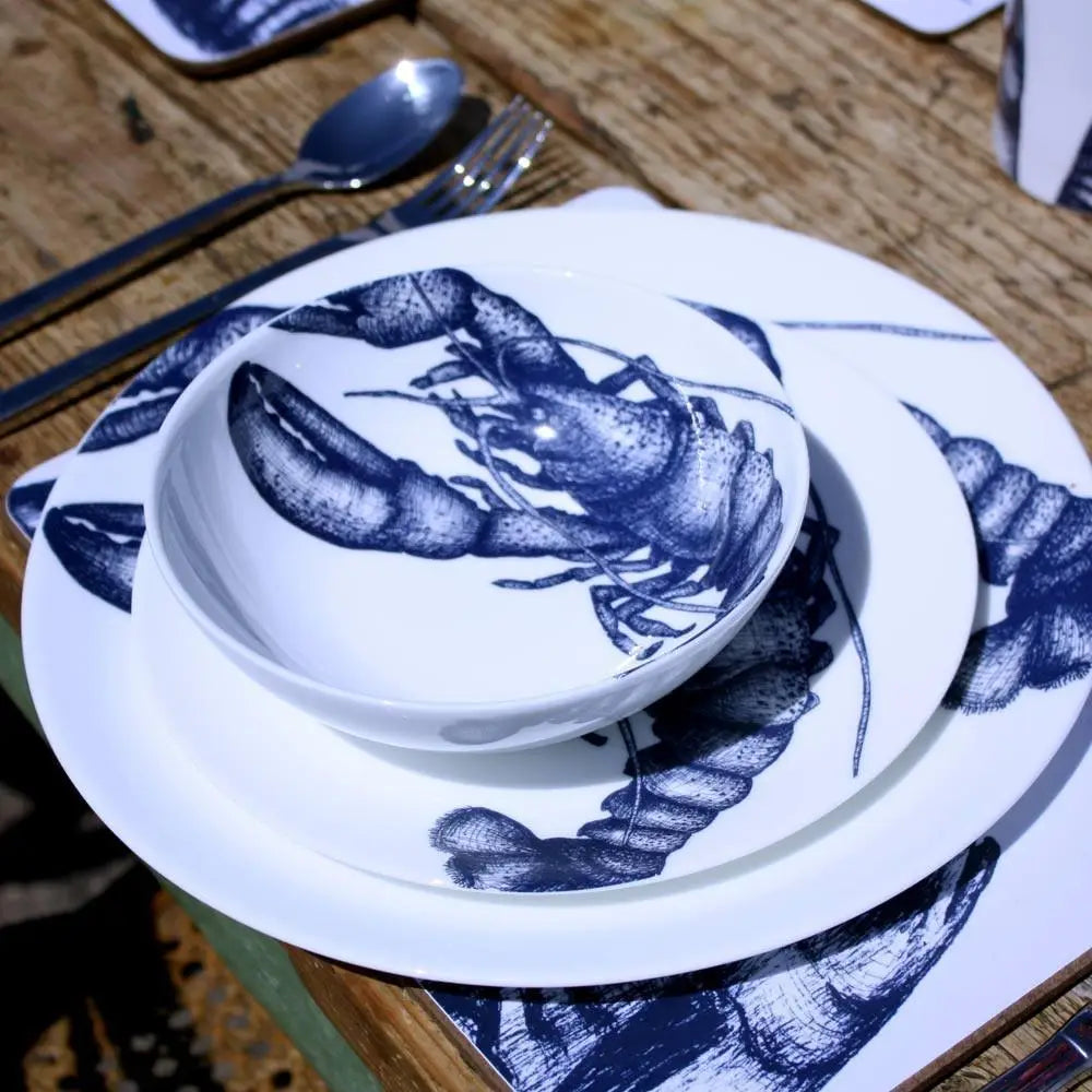 Bone China Lobster Dinner Plate