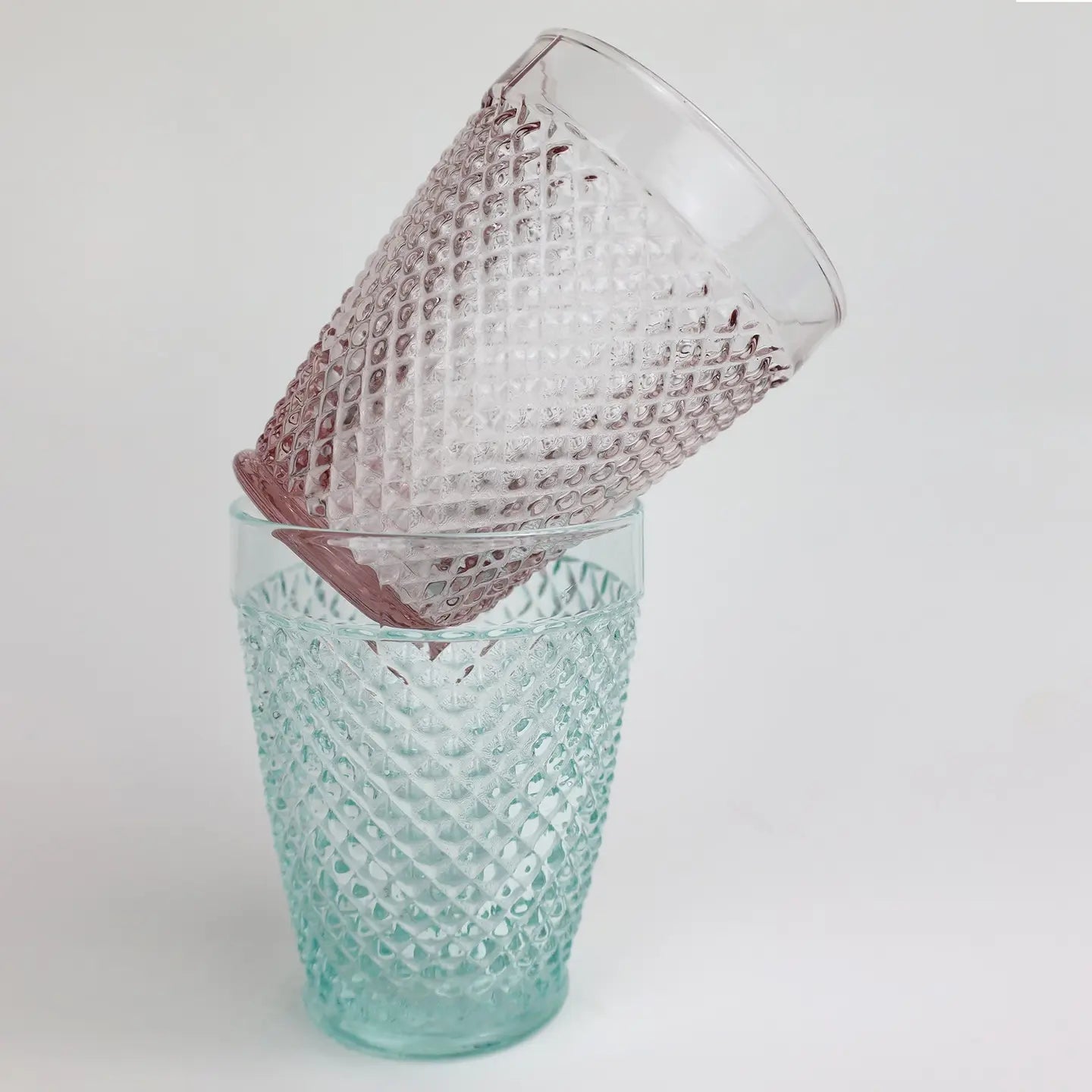 Rose Diamond Cut Tumbler