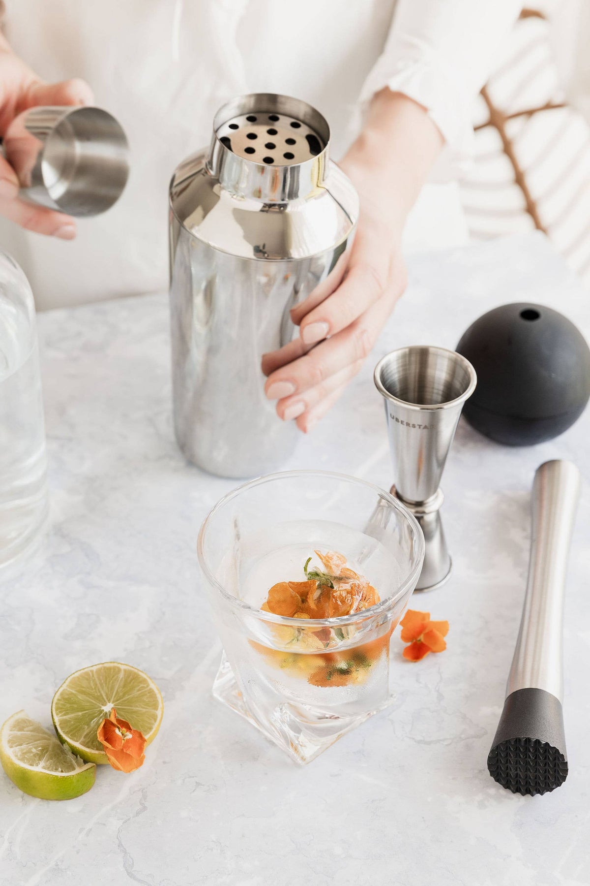 Cocktail Making Gift Set - Silver