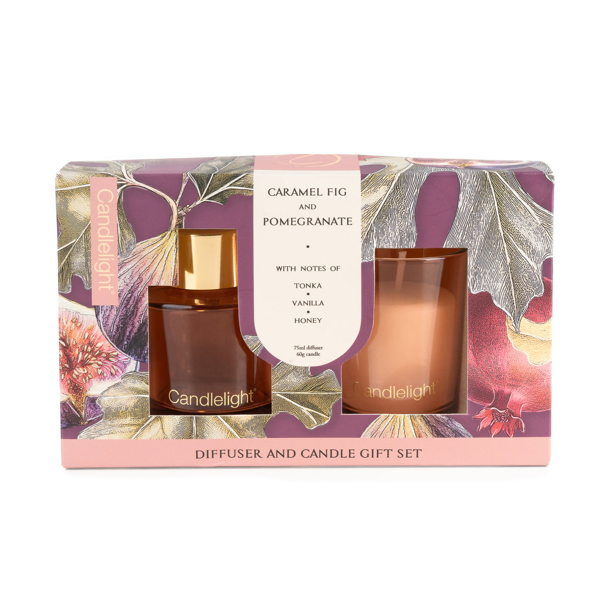 Candle And Diffuser Giftset - Fig & Pomegranate