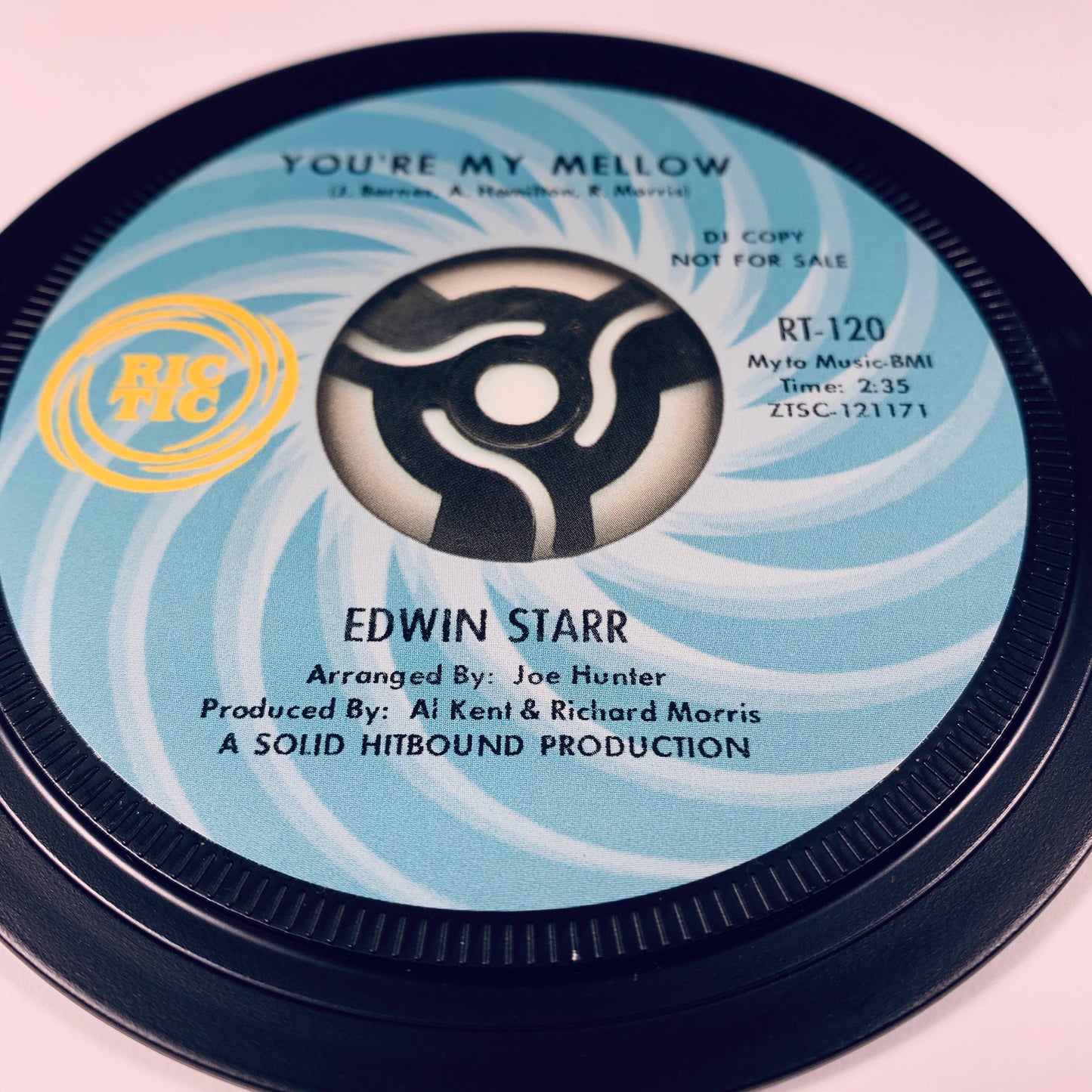 Northern Soul record label coasters. Popsters