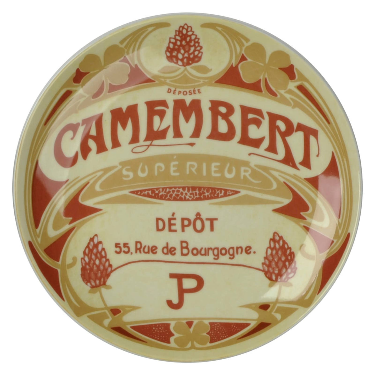 Set of 4 Classic Camembert Plates