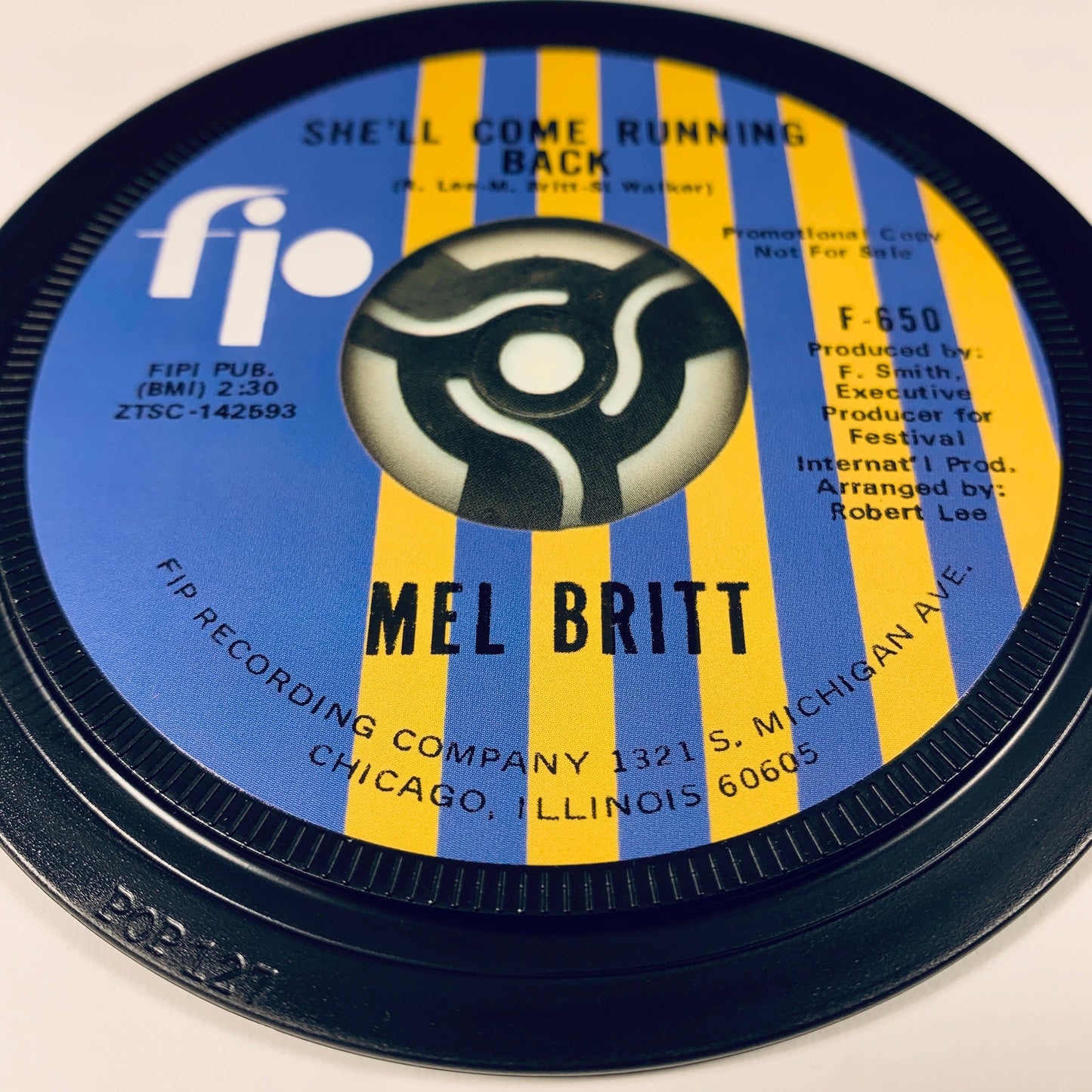 Northern Soul record label coasters. Popsters