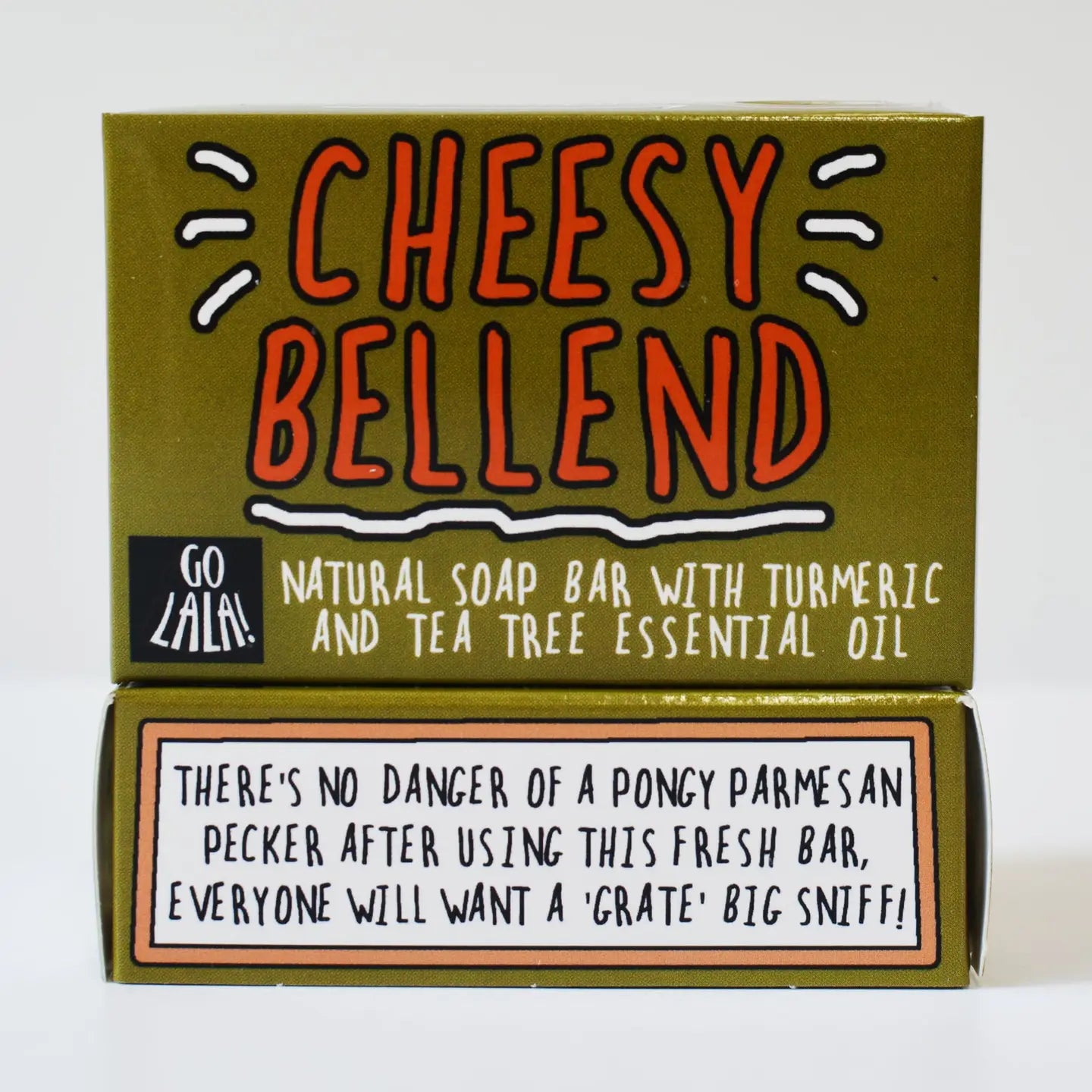 Cheesy Bellend - Turmeric and Tea Tree Soap  Funny Gift
