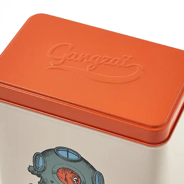 Scaphopoulp Octopus Rectangular Tin Box