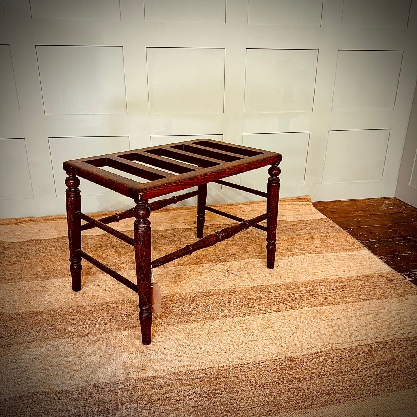 19th Century Oak Luggage Rack