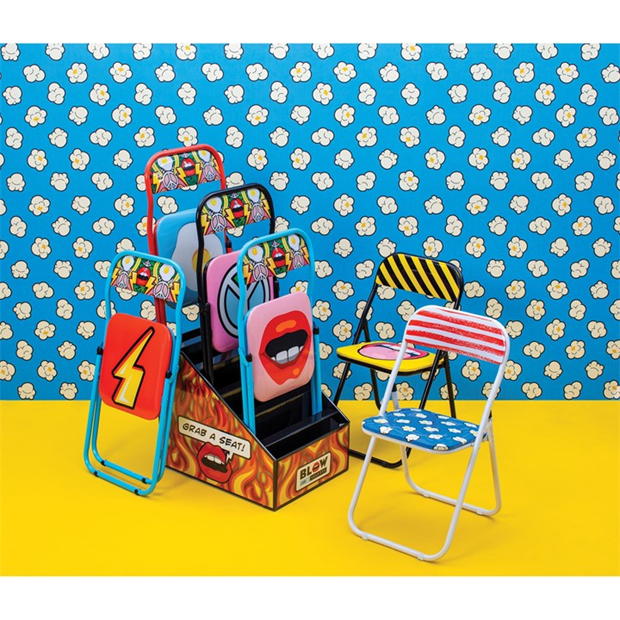 Seletti Studio Job Blow Folding Chair Tongue