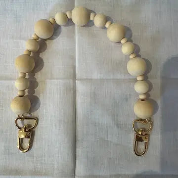 Eco Bag Interchangeable Handle Wooden Bead