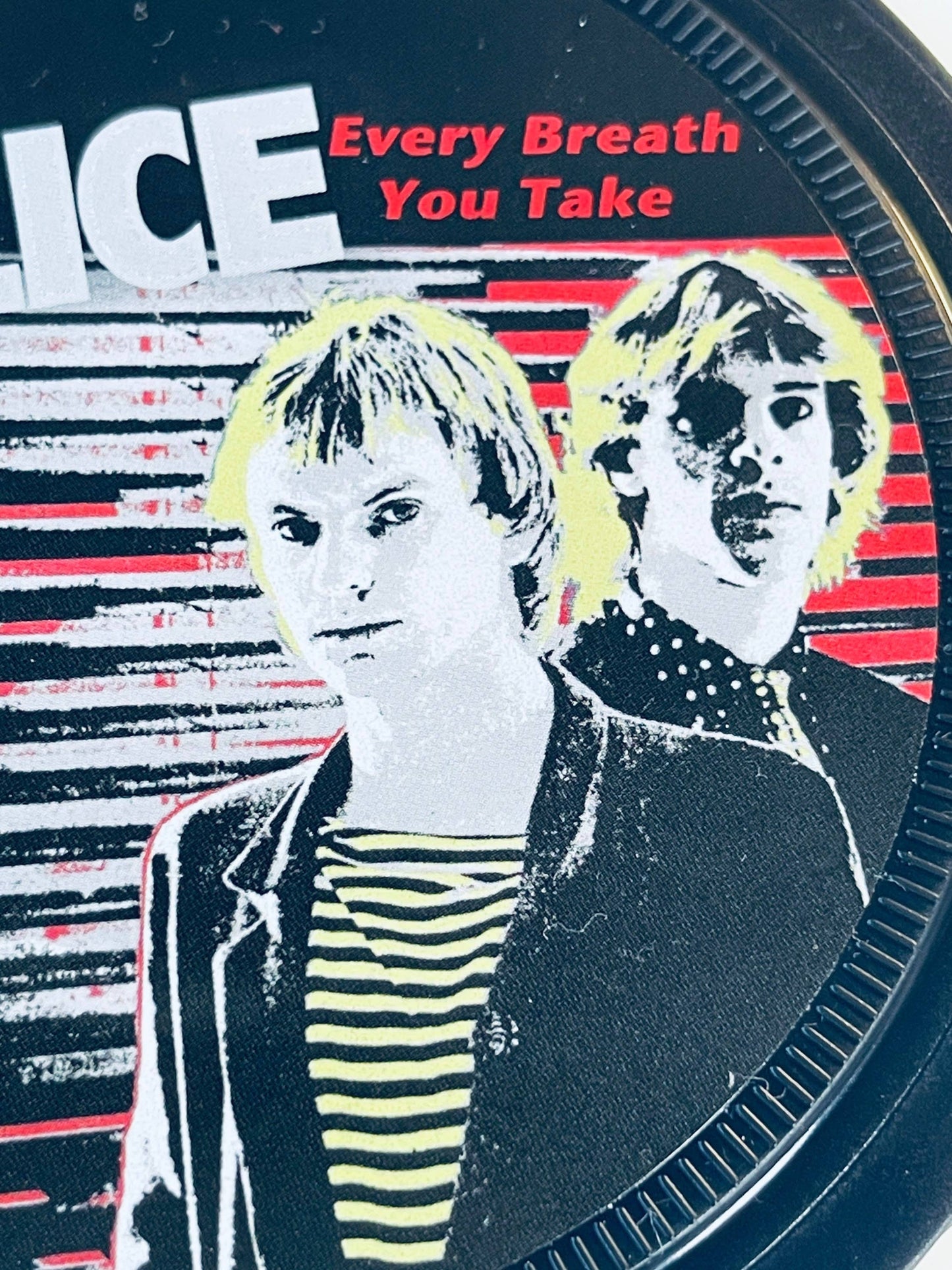 The Police - Every Breath You Take. Record Label Coaster
