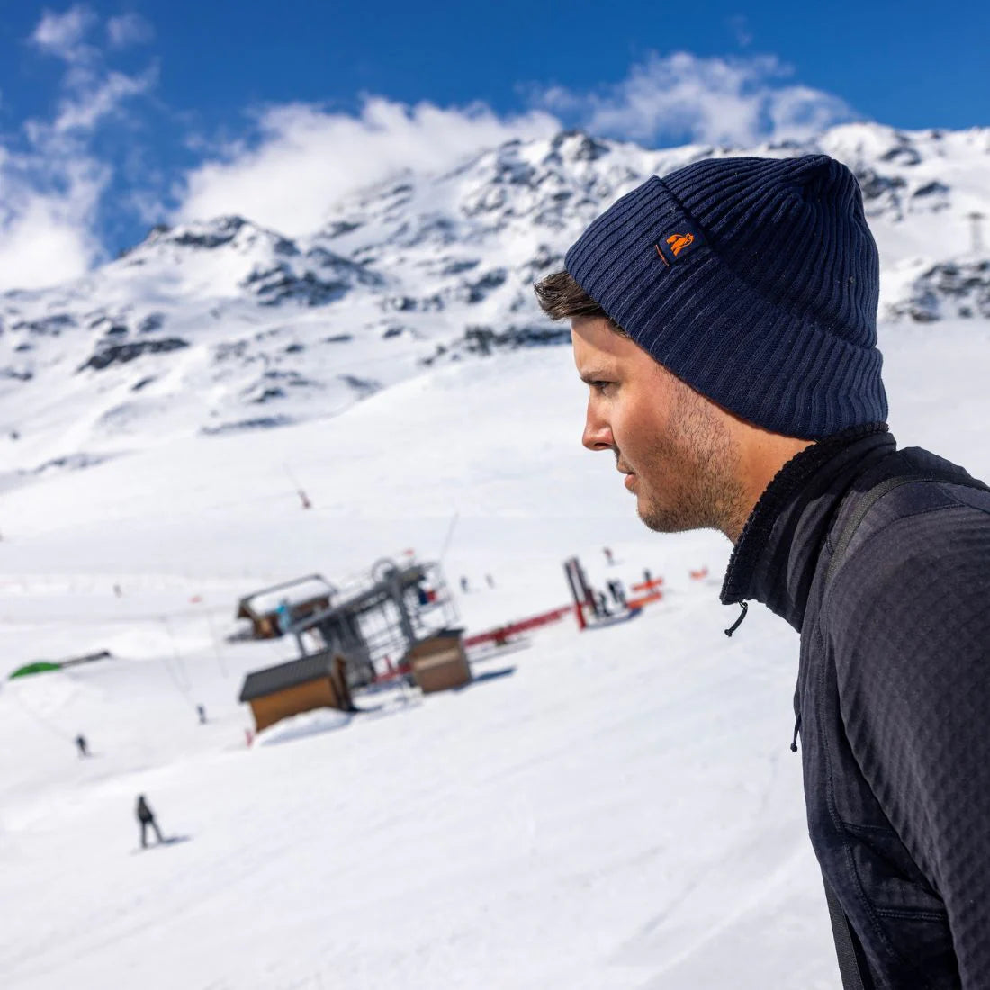 Organic Cotton Beanie Navy