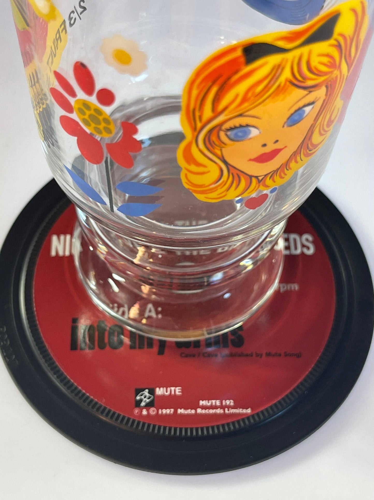 Nick Cave - Into My Arms. Record Label Coaster. Popsters.