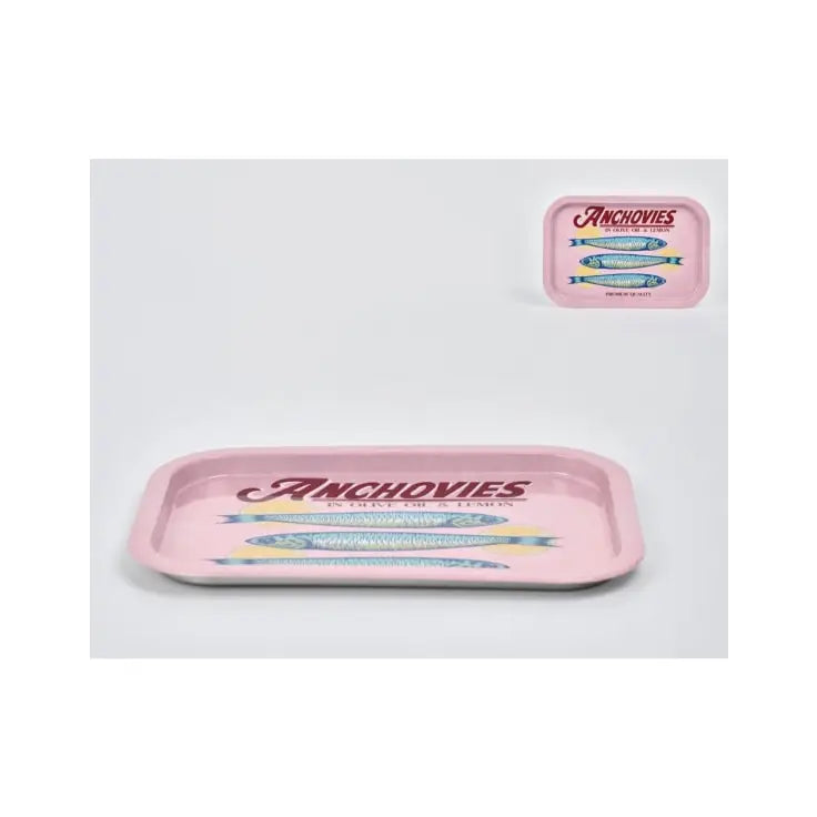 Retro Anchovies Tin Serving Tray (Copy)