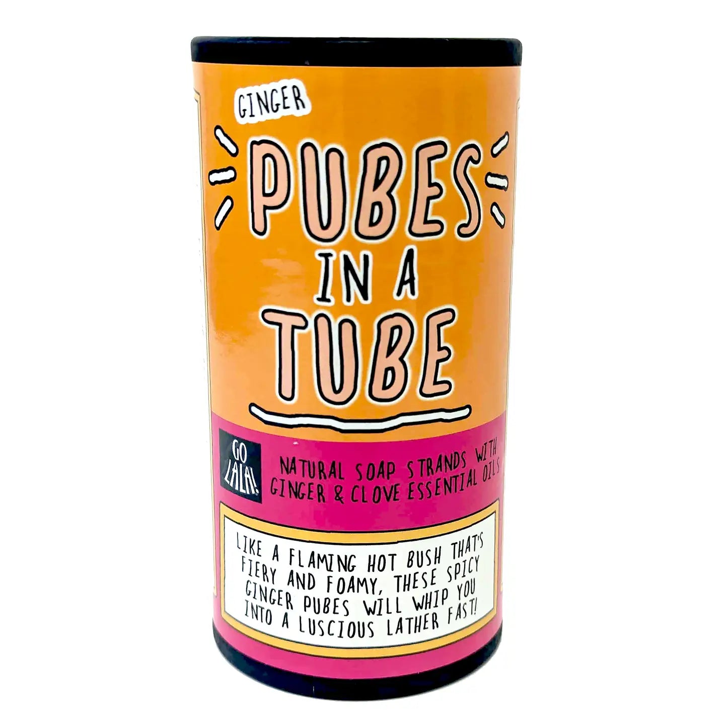 Ginger Pubes in A Tube - Soap Strands with Ginger & Clove