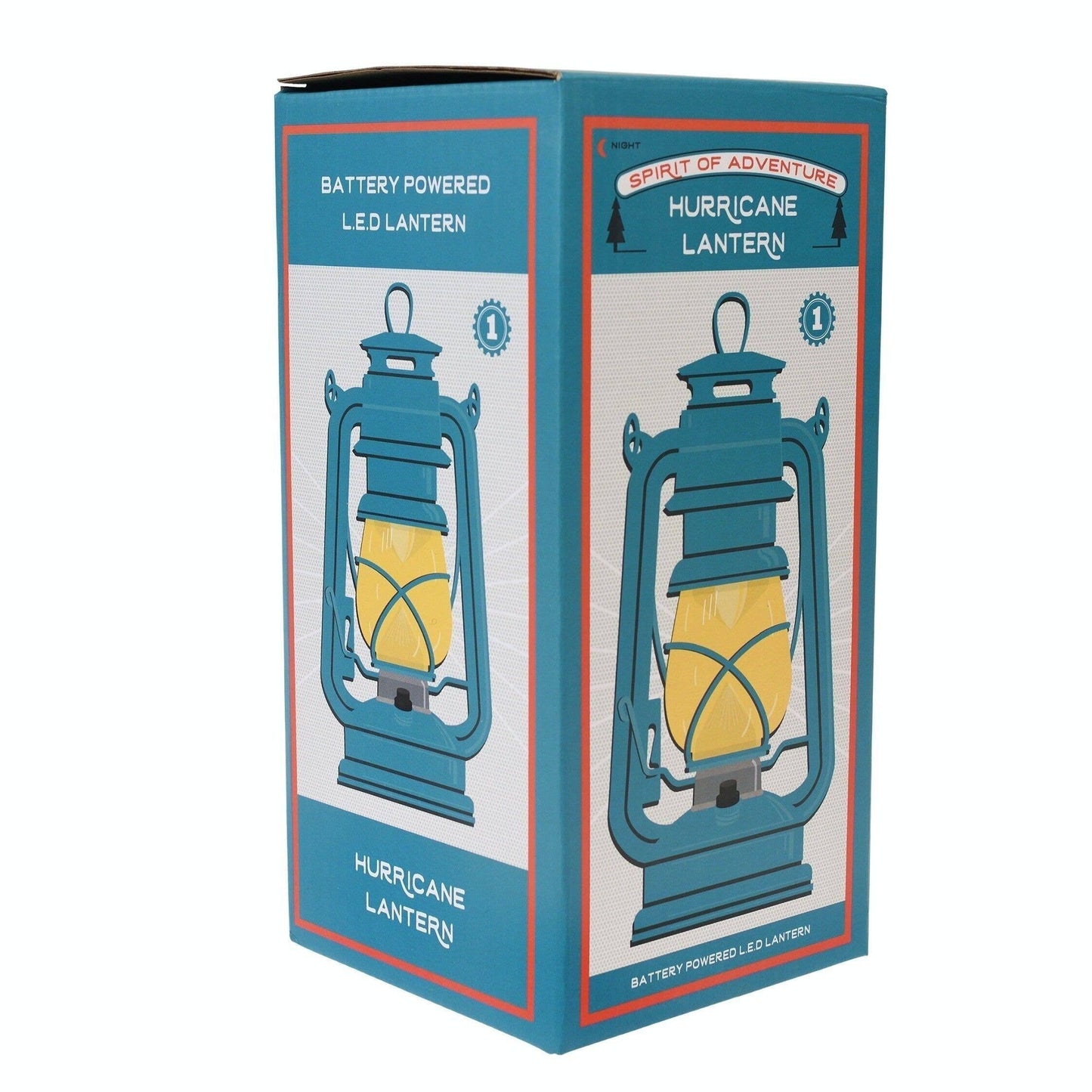 Blue Led Hurricane Lantern  box
