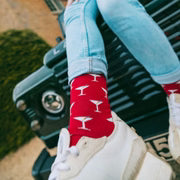 Cocktail Glasses Bamboo Socks 4 - 7 UK