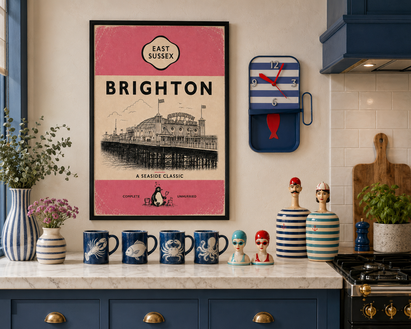 A3 Brighton Poster in situ