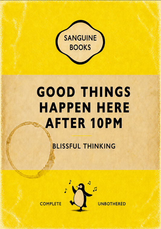 A4 "Good Things Happen Here "Unframed 1