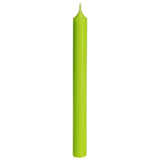 Apple Green Tall Dinner Candle 10"/25cm Tall 1