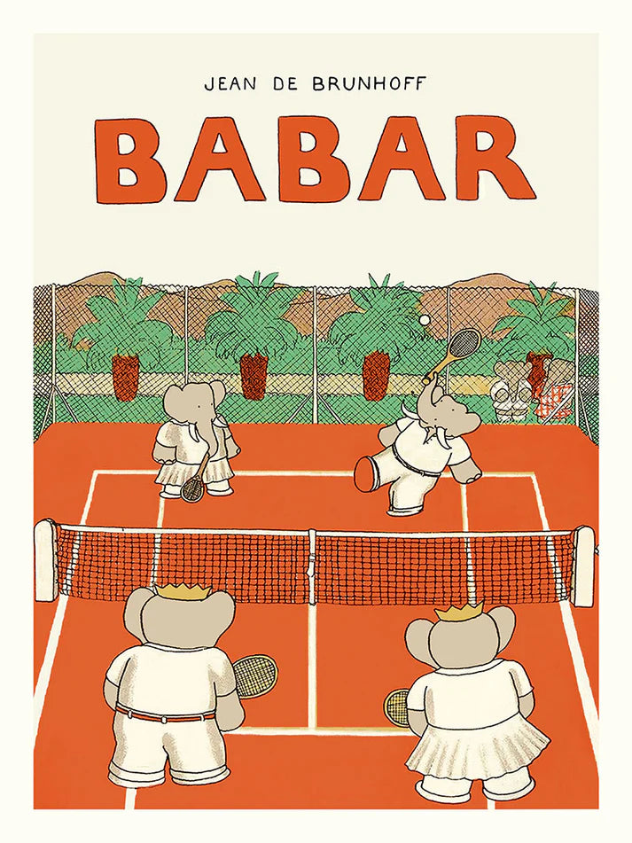 Babar Fait Du Tennis Poster